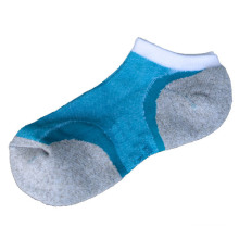 Children Women′s Cotton Half Terry Ankle Sports Socks (WA702)